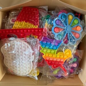 Colorful Pop It Fidget Toy Set